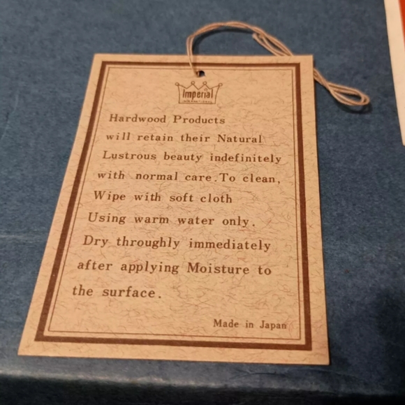 Vintage 1971 new with tags Imperial hostess hospitality server from Japan - Picture 2 of 13